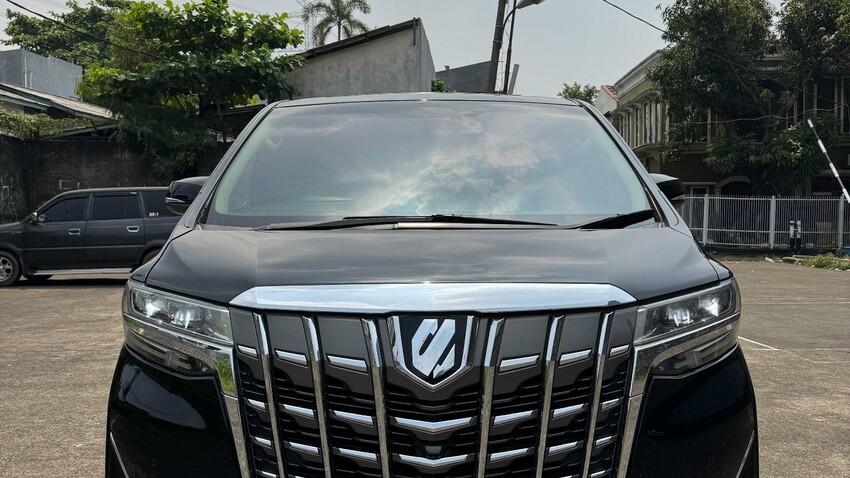 DP NOL % !!! ALPHARD G ATPM 2018 HITAM MURAH MULUS LUAR DALAM