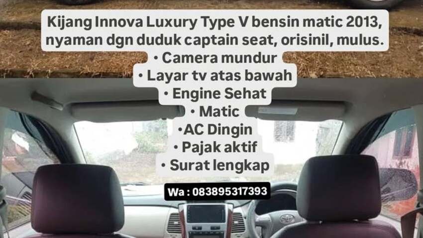 Toyota Kijang Innova 2013 Bensin