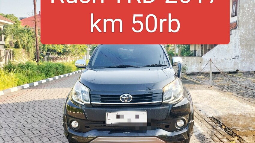 Toyota Rush TRD 2017 manual,full ori,simpanan.pjk baru.km 50rb,