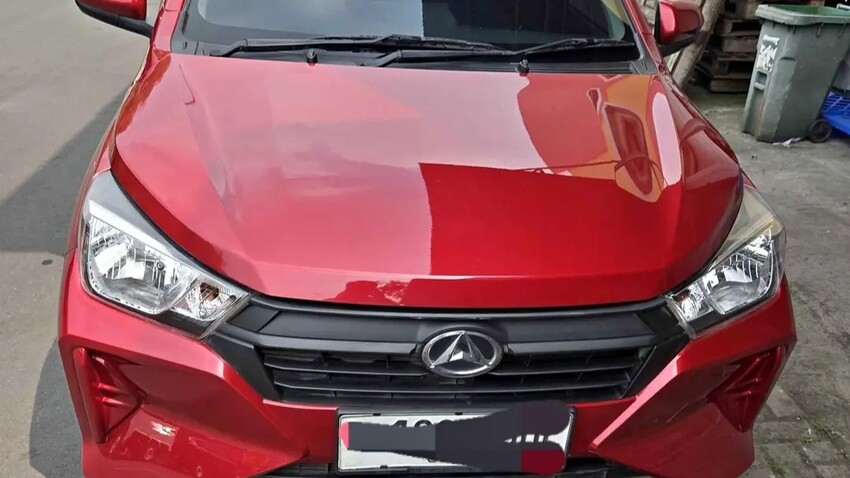 Tdp 5 Jutaan daihatsu new ayla x mt ruby red airbag
