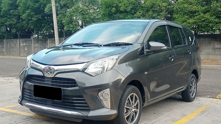 [MURAH DP 5Jt] Toyota Calya G 1.2 AT 2018, Abu-abu