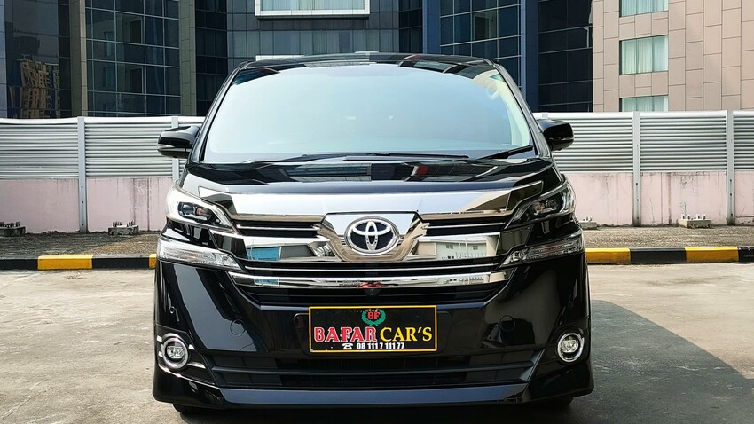 Toyota Vellfire 2.5G Atpm 2018 Istimewa Low Km Siap Pakai