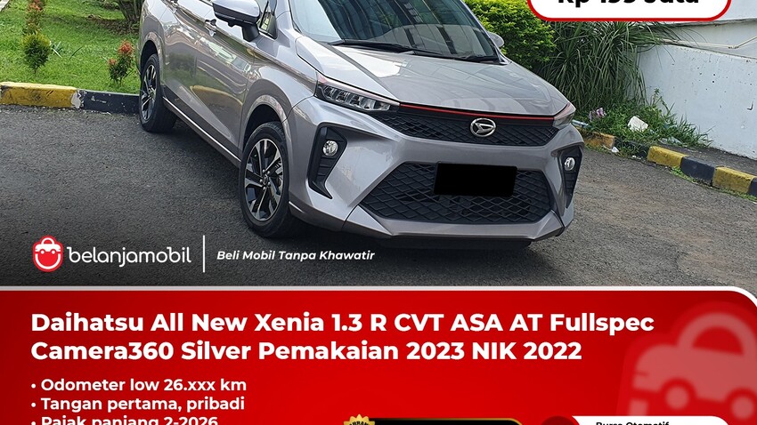 [ LOW KM ] Daihatsu All New Xenia 1.3 R CVT ASA AT  Camera360 2022