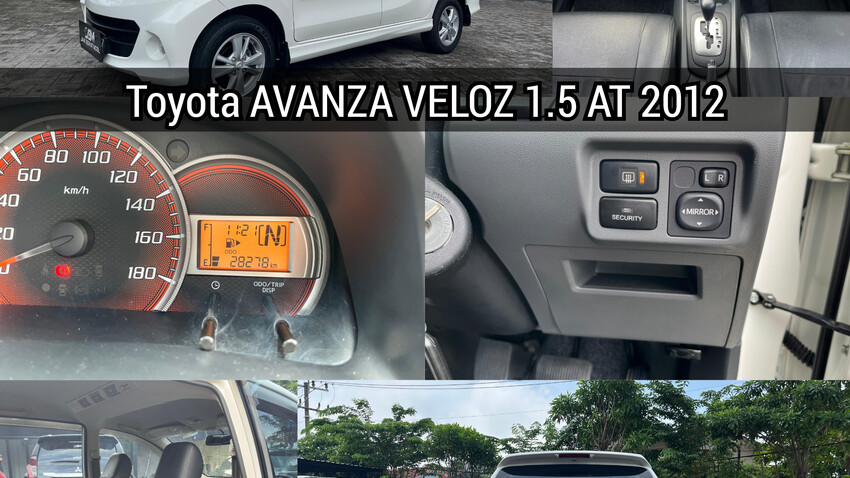 Toyota AVANZA VELOZ 1.5 AT 2012, Istimewa odo 28rb